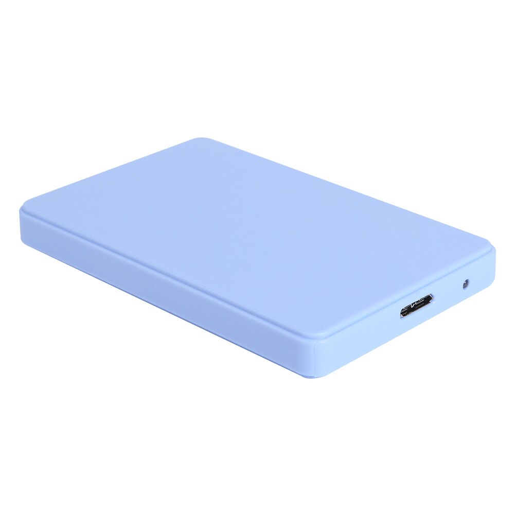 2.5 Inch Usb 3.0 Harde Schijf Schijf Behuizing 8Tb 6Gbps Hdd Ssd Mobiele Externe Box Case Voor Laptop pc: Blue