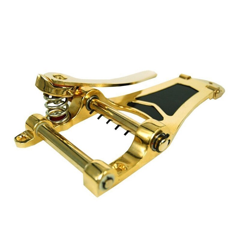Golden Tremolo Vibrato Bridge Tailpiece Hollow body Archtop for Les Paul Guitar