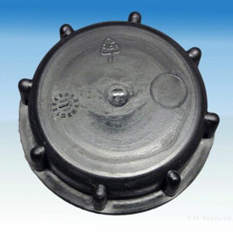 2 xibc tankaccessoires kunststof ventieldop  dn 50 grof schroefdraad stofkapset gereedschap