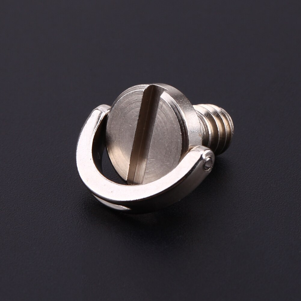 Caméra trépied tête rapide plaque de dégagement vis 1/4 d-ring trépied vis tirer anneau adaptateur pour caméra trépied monopode