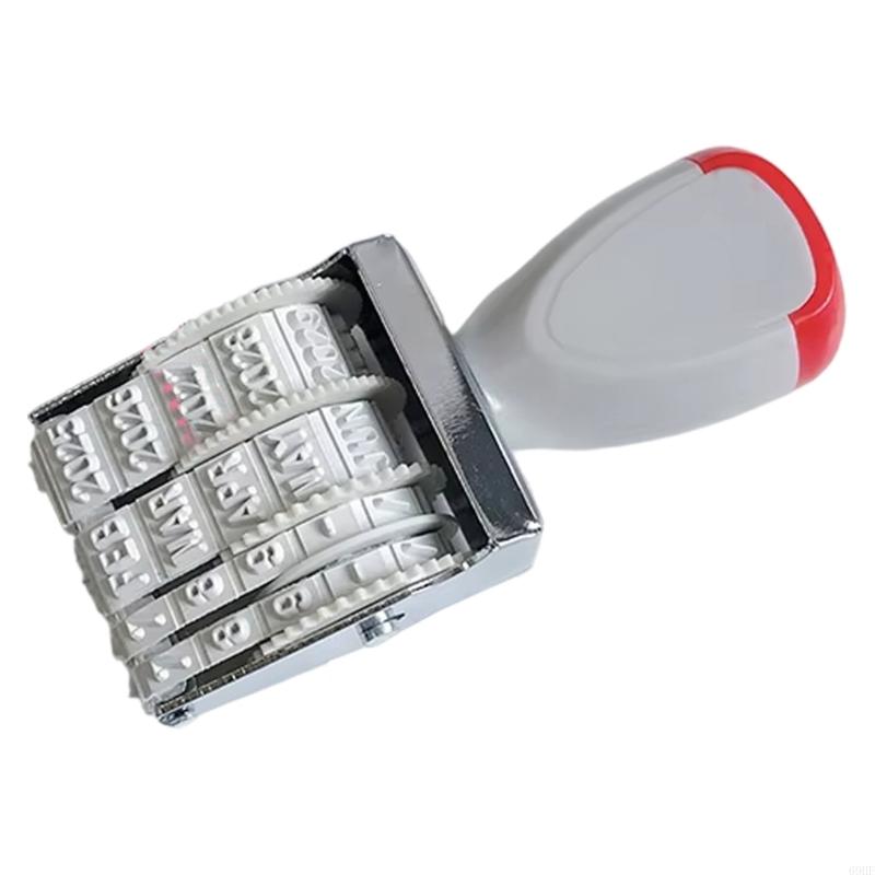 69HF Rubber Stamp Line Dater Date Stamp for Scrapbooking Packaging Craft