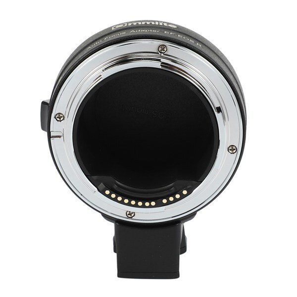 Adaptador de montaje de lente Commlite CM-EF-EOS R, adaptador de montaje de enfoque automático con Control electrónico de apertura de función IS para Canon EF/EF-S