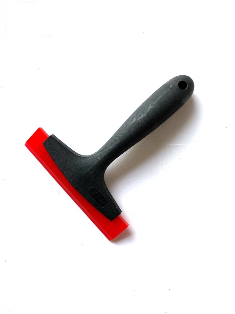 Bil tapet folie verktøy svart håndtak biff seneskrape silikon myk visker glass visker kort håndtak biff seneskrape