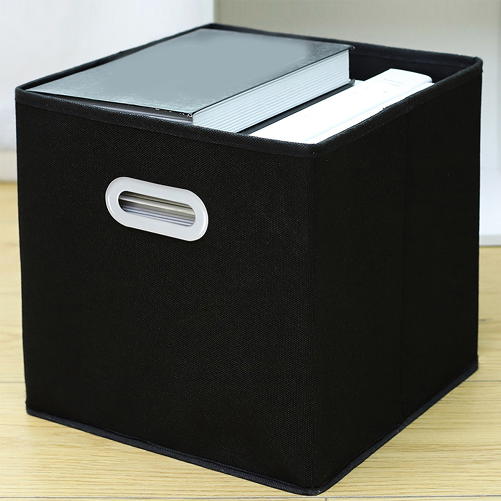 Caja de almacenamiento de tela para libros, ropa, juguetes, almacenamiento de artículos diversos, armario plegable, cajón, organizador, contenedores, cesta