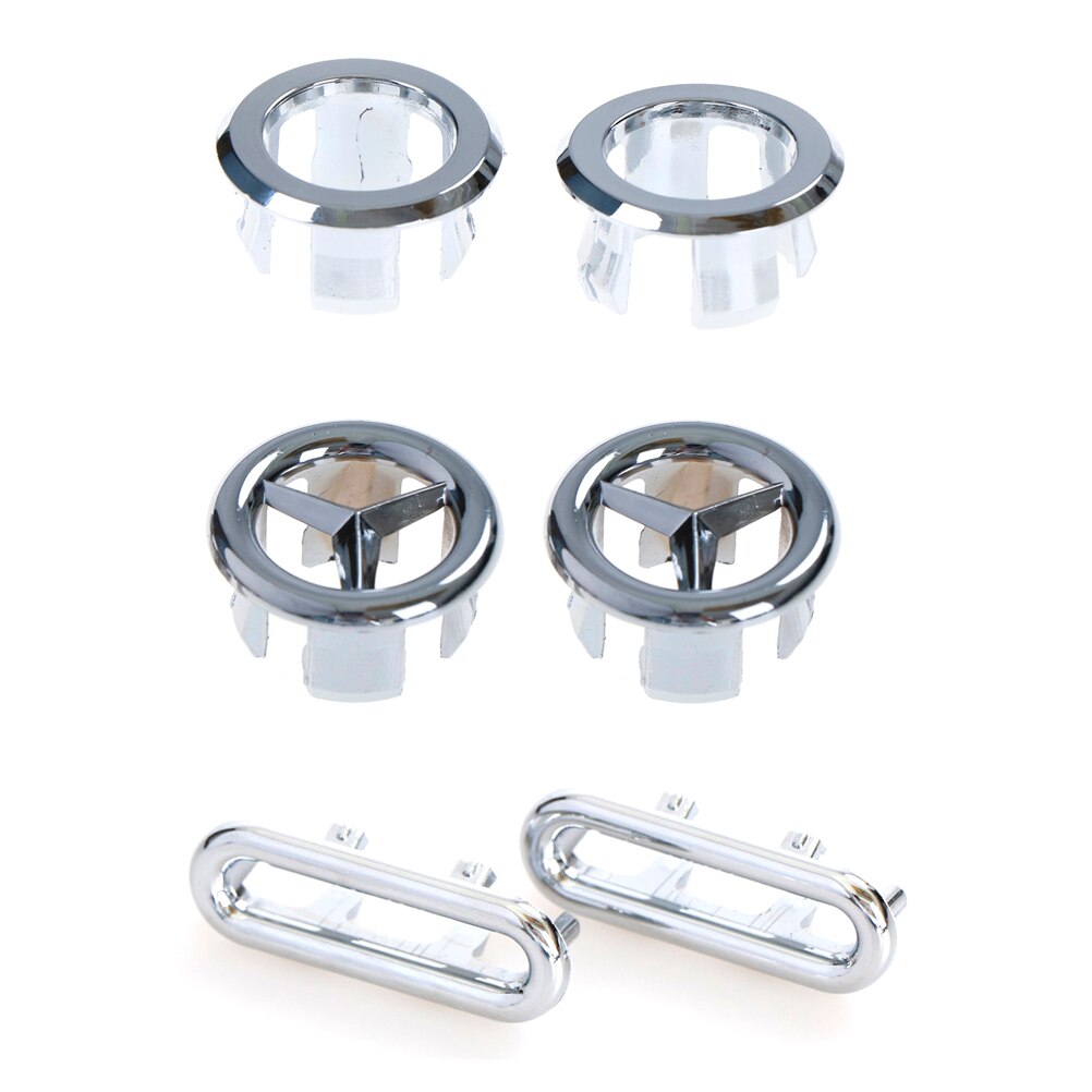2 teile/los Schlecht Becken Lavabo Waschbecken Überlauf Abdeckung Hohl wasser Ring Oval Ring Heimwerker Schlecht Zubehör