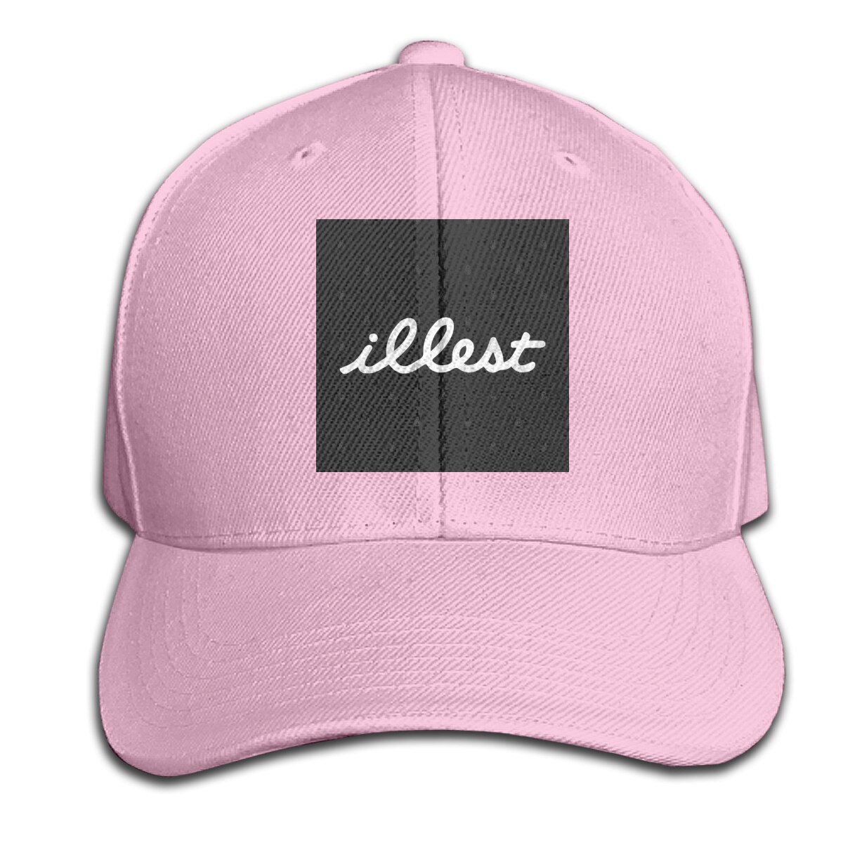 Illest - Illest Humor Muziek Crewneck Persoonlijkheid Plus Size Jeugd Straat Stijl Trend Goth Rap Tekst Hip Hop Cap Hoed: Pink