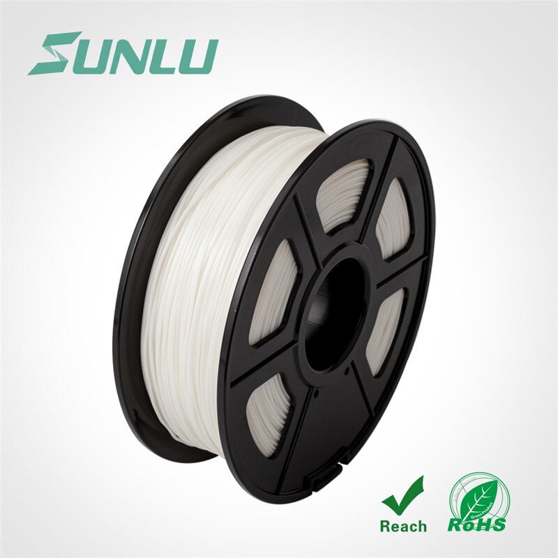 Abs filament 1kg 1.75mm plastic extrusie machine lijn magnetisch filament voor 3d printer abs filament extruder gratis verzending: Transparant wit
