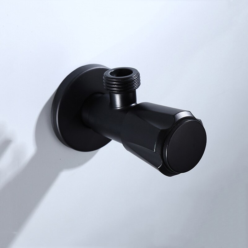 Stainless Steel Angle Valve G1/2 Thread Valve Cold Water Valve Bathroom Connector for Toilet Basin Water Heater Accessories: 03
