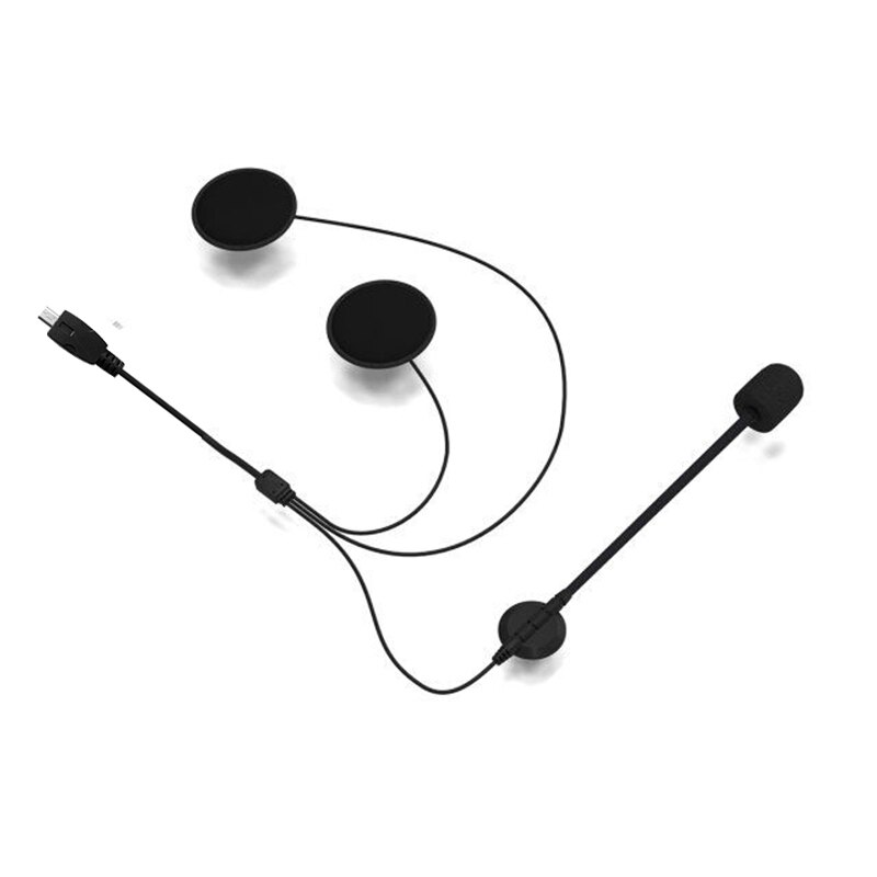 VR robot QTB35 accesorios para auriculares para casco tipo c/Cable cargador Micro USB para auriculares de motocicleta