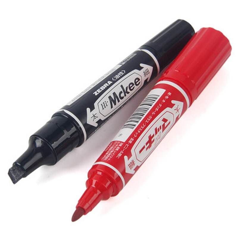 Zebra 3pcs double-headed marking pen MO-150-MC large capacity oil-proof waterproof painting marking pen does not fade