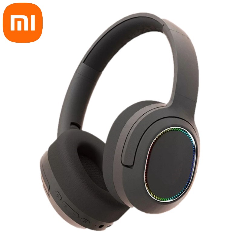 Xiaomi P2963 Cuffie senza fili Cuffie Bluetooth pieghevoli Auricolari da gioco HIFI stereo 9D Cuffie con riduzione del rumore con microfono Nuovo: WHITE