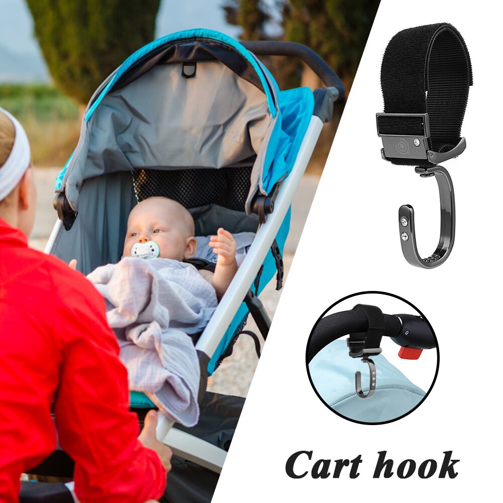 1Pcs Diamant Kinderwagen Haak Hanger 360 Graden Rotatie Kind Baby Winkelwagen Moeder En Baby Tas Fiets Haak