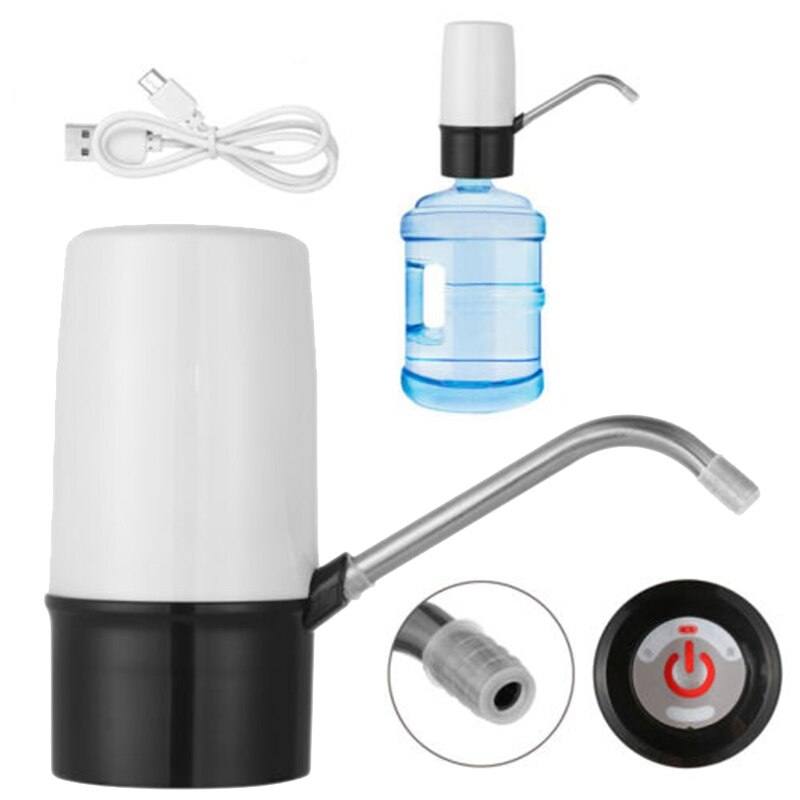 Usb oplaadbare elektrische waterpomp waterdispenser drinkwaterflespompen