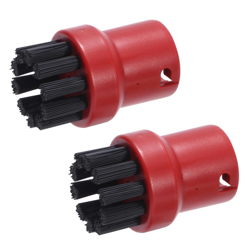 Brosse de nettoyage à vapeur, 2 pièces, pour Karcher SC1 SC2 SC3 SC4 SC5 SC7 2.863-058, remplacement de la poussière du canapé: Rouge