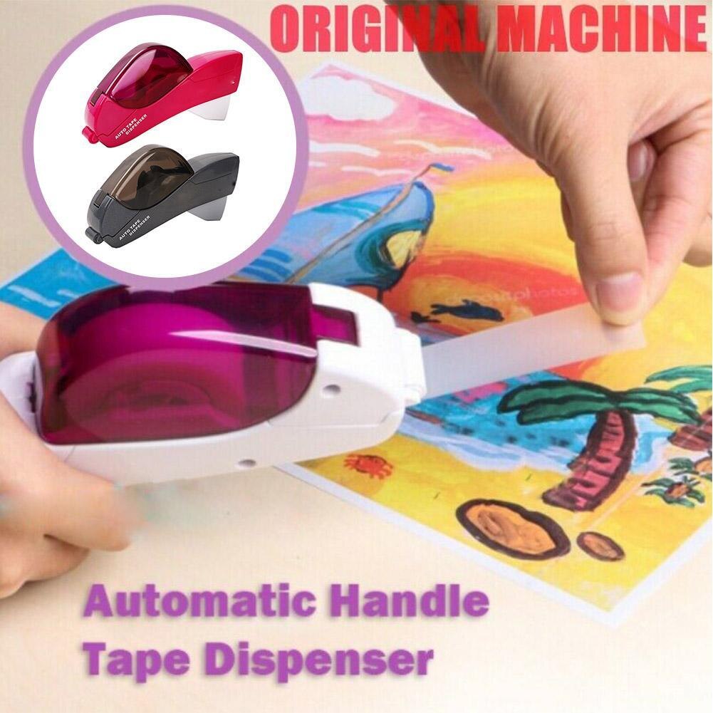 Auto Tape Dispenser Suitable for Tape≤ 1.6in Hand-held Tape Dispenser Cutter; Dispensador Cinta Adhesiva For