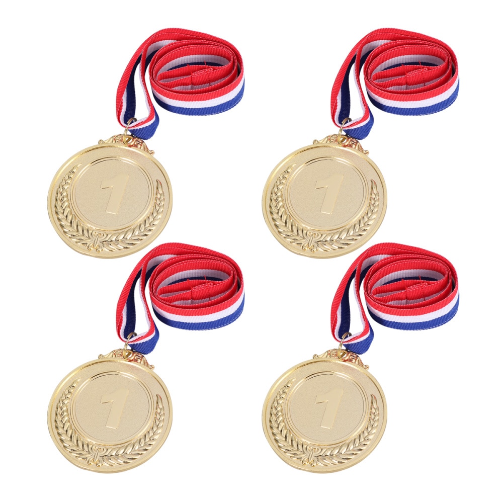 Prismedaljer universal guld sølv bronze olympisk stil prisværktøj prismedalje til akademikerkonkurrence: Gylden
