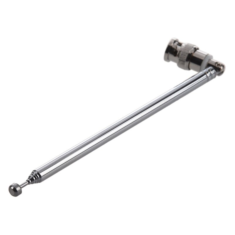 360° Stretch Telescopic TV Antenna Q9 BNC Connector Aerial FM Radio Scanner