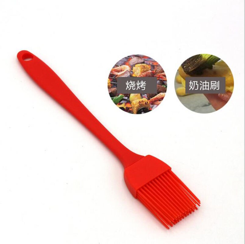 3Pcs Grote En Kleine Siliconen Cake Deeg Schraper Mengen Batter Schraper Borstel Boter Mixer Cake Borstels Keukengerei Bakken Tool