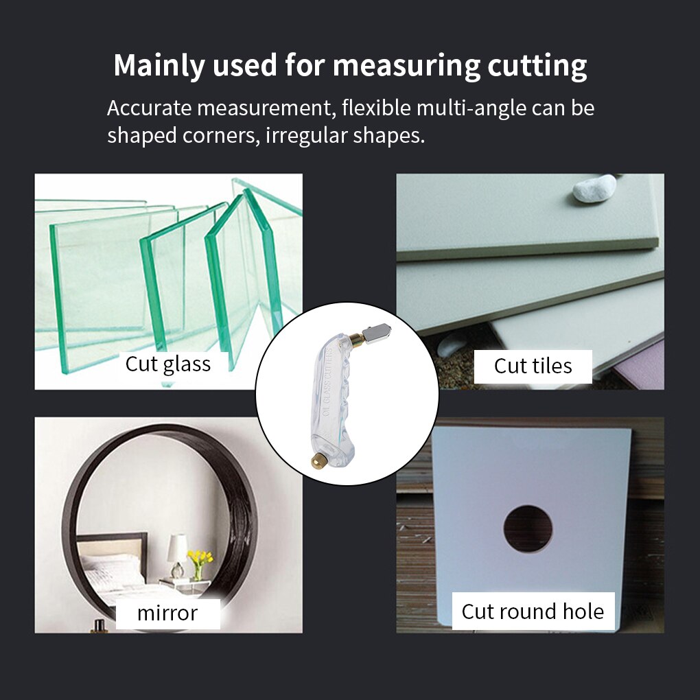 Glass Tile Cutter DIY Window Craft Hand Tool Glass Knife Tools Portable Glass Cutter