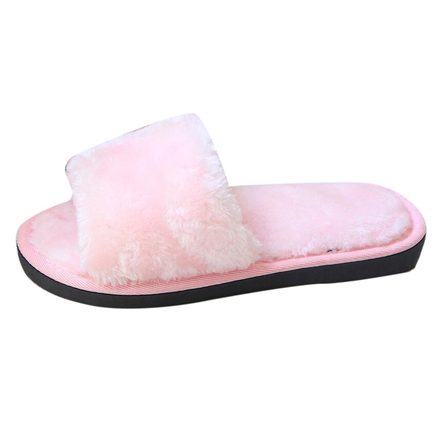 Chaussons enfant en bas âge enfants bébé maison chaussures enfants garçon filles bébé pantoufles dessin animé à semelles souples hôtel pantoufles: Rose / 34