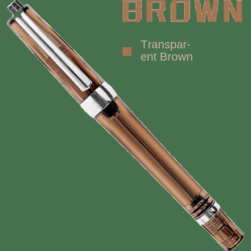 3013 Vacuum Fountain Pen Paili 013 Transparent EF/F Nib 0.38/0.5mm Ink Pen Business