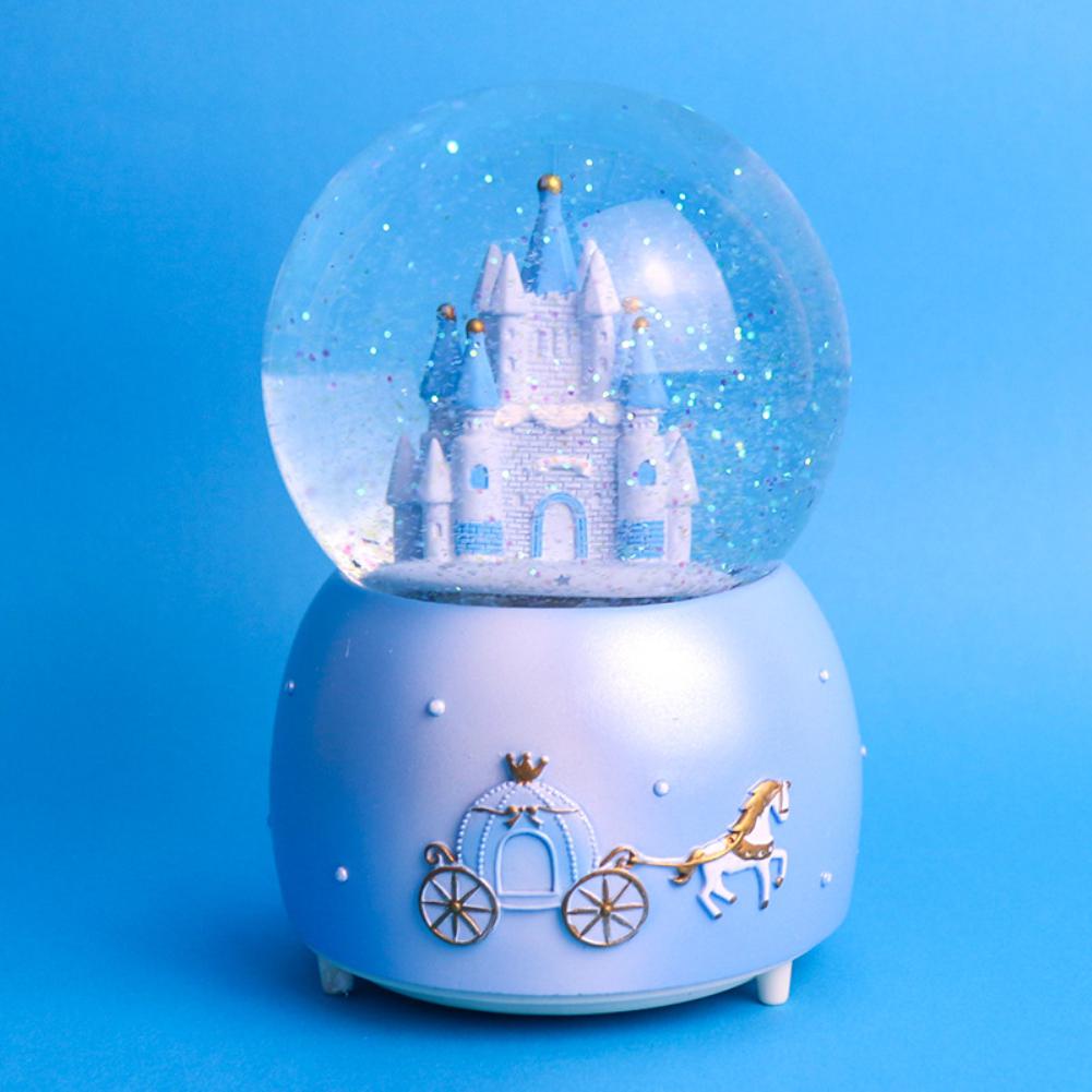 Rctown Sneeuw Bal Muziekdoos Prinses Kasteel Vorm Speelgoed Voor Home Decoratie Ornamenten Meisjes Verjaardag Valentijn Cadeau