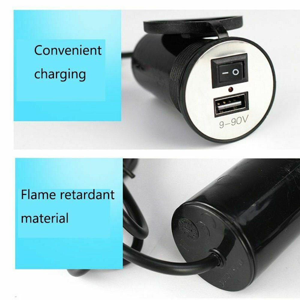 Waterproof Motorcycle charger Universal 12V Fast Charging Accessories Replacement Electric Vehicle