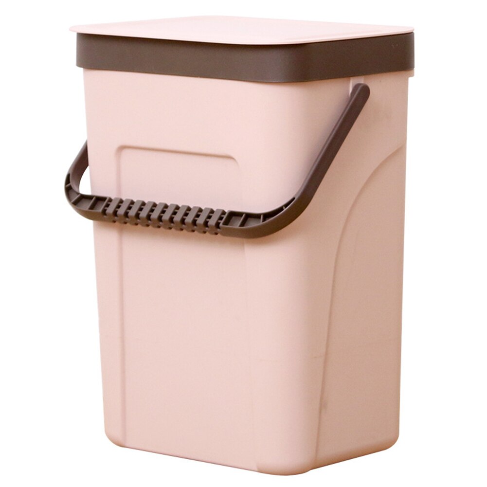 Trash Can Kitchen Wall Mounted Garbage Bin Recycle Compost Bin Bathroom Dustbin LKS99