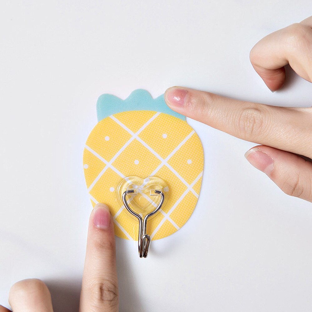 Bathroom hook Wall hooks kitchen wall ceiling cute wall seamless nail-free wall hanger hooks kitchen 12.9