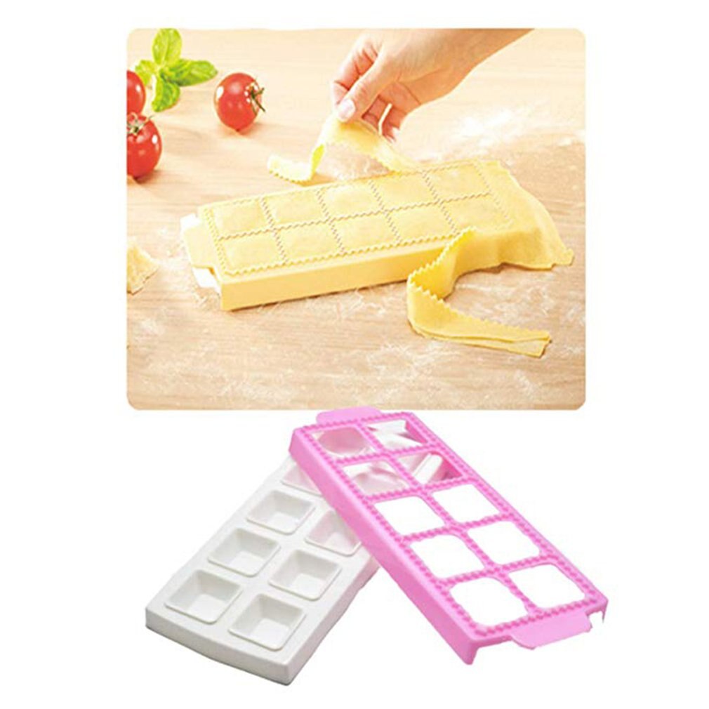Raviolis en plastique 10 trous/Pierogi/boulette fabricant emballage Empanada presse moule pâte Cutter tarte Ravioli boulette moule