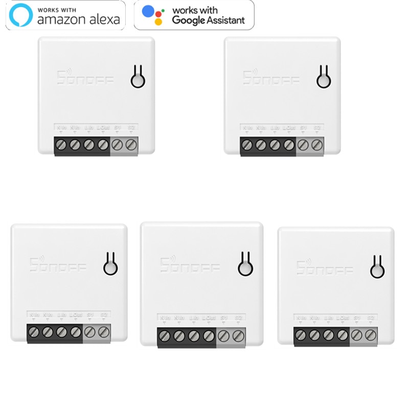 SONOFF ZB MINI Zigbee DIY Smart Switch Two Way Switch APP Remote Control Works With SONOFF ZB Bridge Alexa Google Home Durable