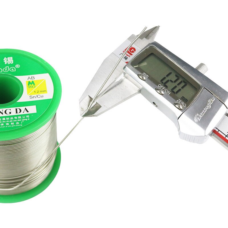 Alambre de estaño para soldadura sin plomo, núcleo de colofonia sin plomo 800 Sn 0,8 Cu para soldadura eléctrica RoHs, 1,0g, 99.3%-0.7% mm