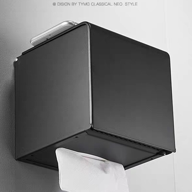 Toiletpapirholder guld rustfrit stål badeværelse rullepapir vægmonteret mobiltelefon rack papirhåndklædeholder toiletpapir kasse