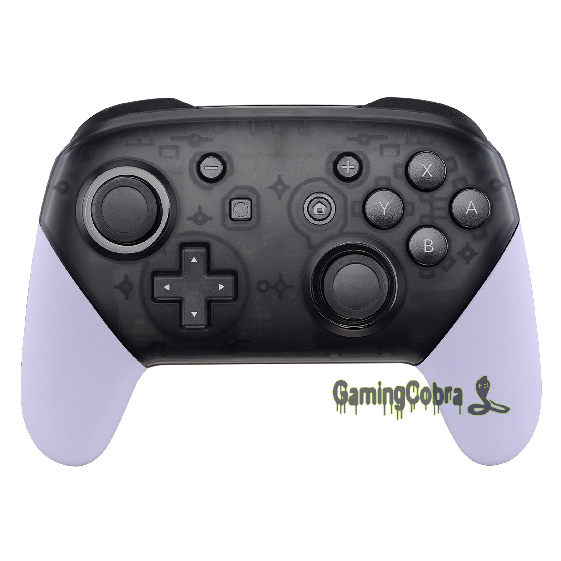Soft Touch Licht Violet Vervanging Handvat Grips Shell voor Nintendo Schakelaar Pro Controller