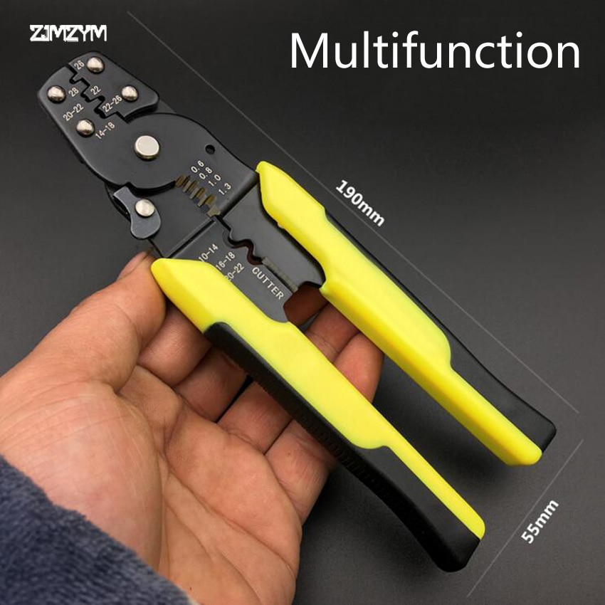 Multi functional Cable Wire Stripper Automatic Crimping Tool Peeling Pliers Adjustable Cutter tool