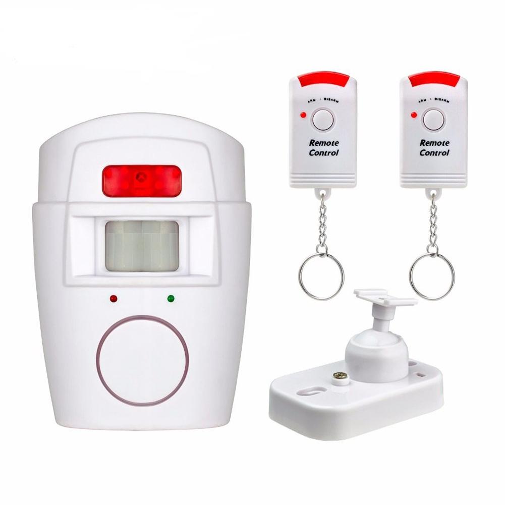 Wireless Door Alarm 120db Home Alarms PIR Motion Sensor Door Belling Clocks With Remote Control For Home Supplies: Default Title