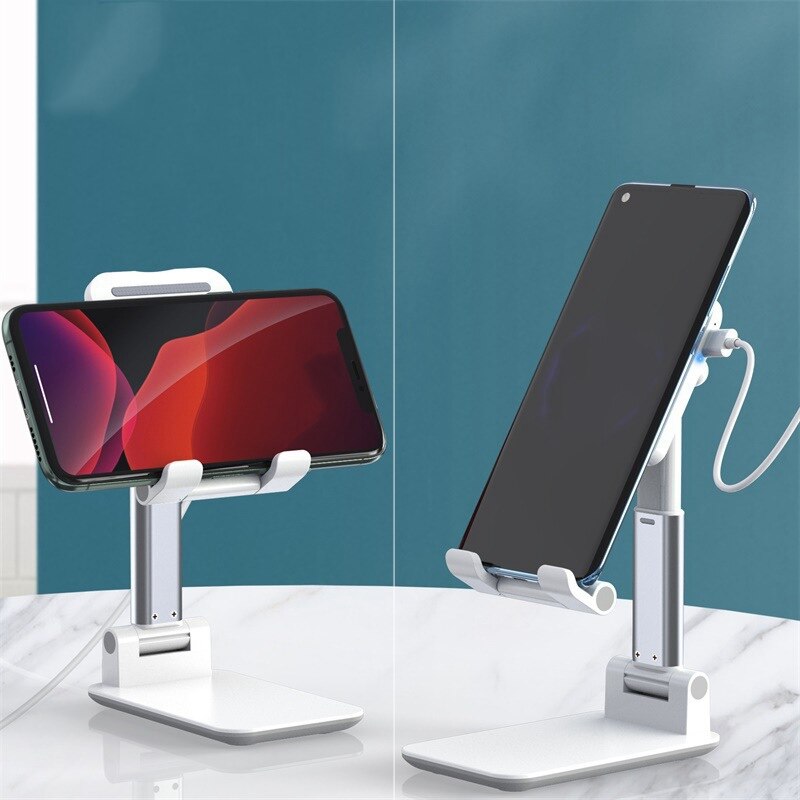 Desktop Stand Snelle Draadloze Opladen Verstelbare Opvouwbare Mobiele Telefoon Houder Tablet Stand Universal Stand Lui