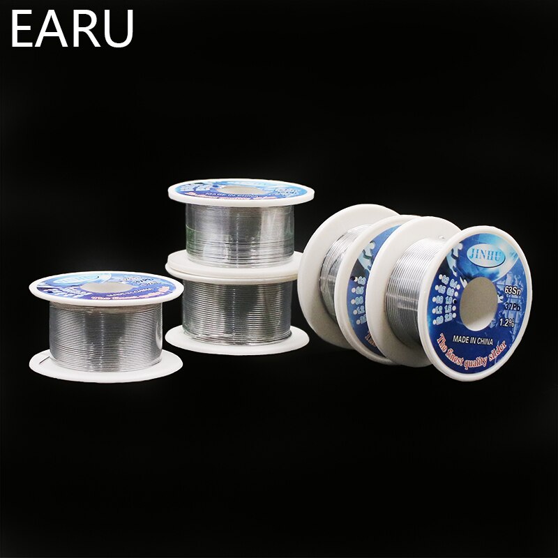 Tin lead Rosin Core Solder Wire 0.3mm 0.4mm 0.5mm 0.6mm 0.8mm 1.0mm 2% Flux Reel Welding line Cable Lead Core BGA Repair SMT