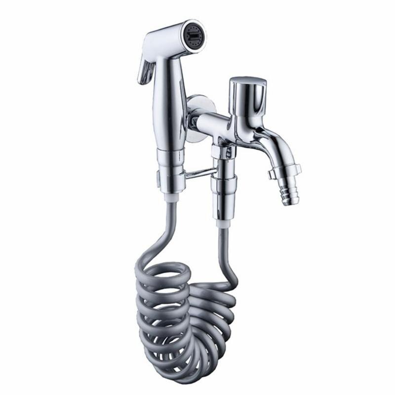 Manguera de ducha Flexible de PVC de 200cm, 2m, resorte de plástico para fontanería de agua, pulverizador de bidé, tubería de agua, suministro de baño