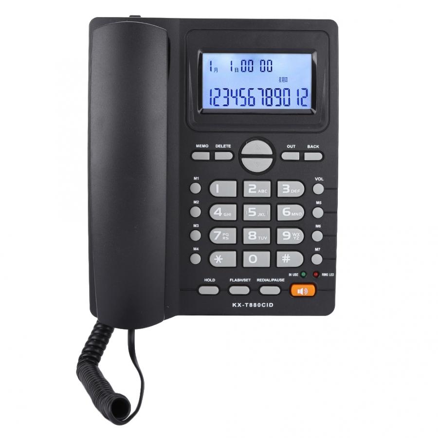Dual-port Extension Set Corded Telephone With Caller ID Display With Speakerphone