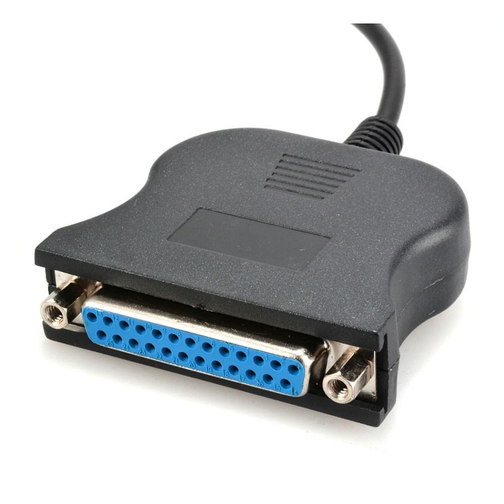 Usb Naar DB25 Female Port Print Converter Cable Lpt Usb Adapter Adapter Lpt Kabel Lpt Naar Usb Printer Kabel Crod draad Lijn Zwart
