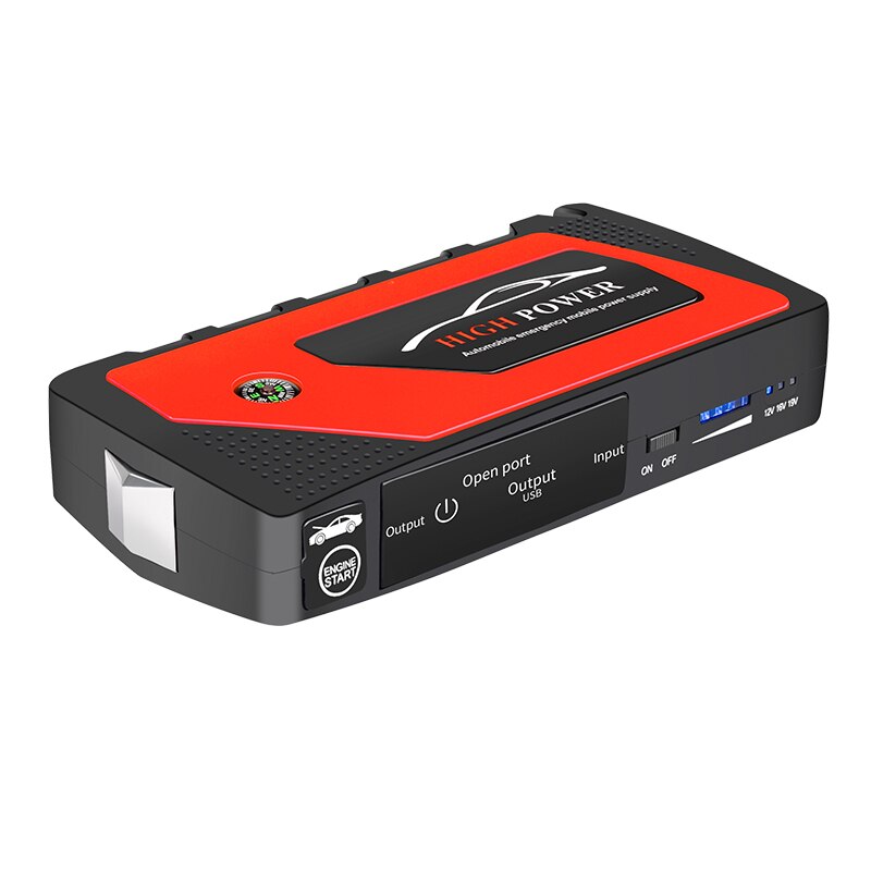 18000mA 600A Auto Jump Starter Power Bank Uitgangspunt Apparaat 12V Diesel Benzine Auto Acculader Booster Buster