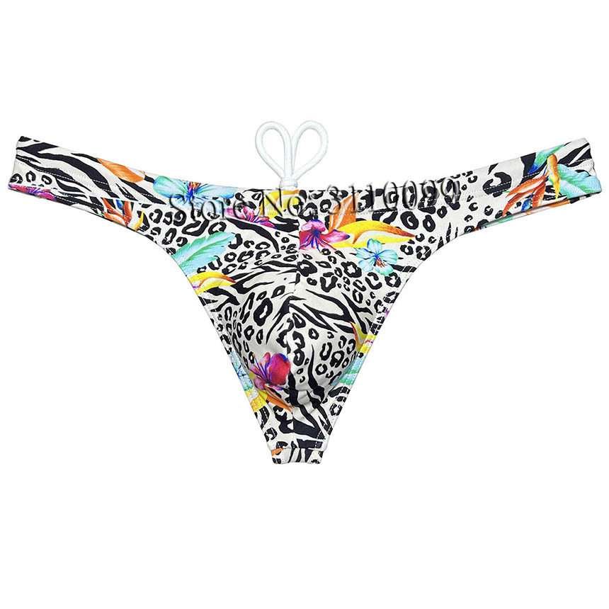 Polychrome Herren-Badeanzug, Bikini, Strandmode, Futter, Badehose, Tanga, Badehose
