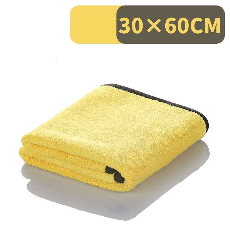 30 x 30/40/60cm bilvask mikrofiberhåndklæde bilrengøring tørringsklud hemming bilplejeklud med detaljer om vaskehåndklæde til toyota: Brun