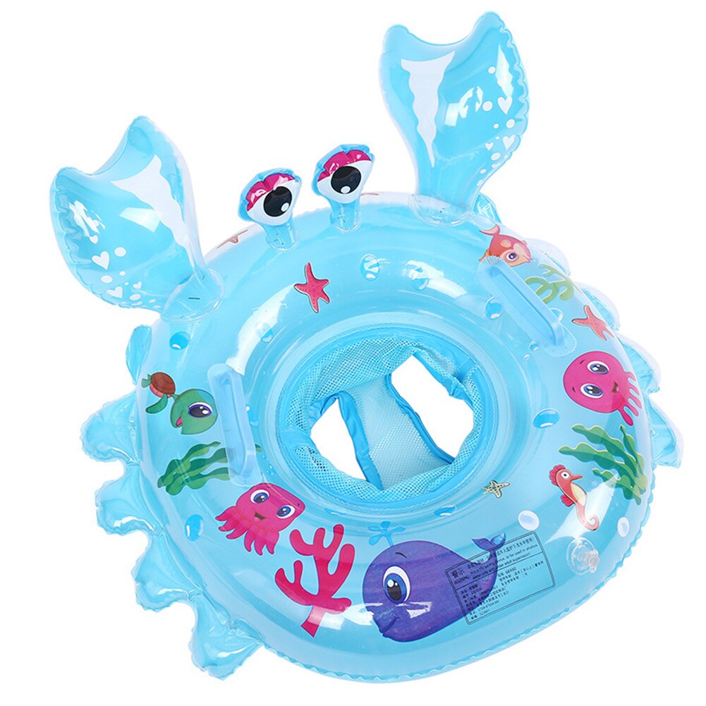 Flotadores inflables para piscina de niños y bebés, flotadores de baño de dibujos animados, asiento circular, accesorios de Juguetes: E