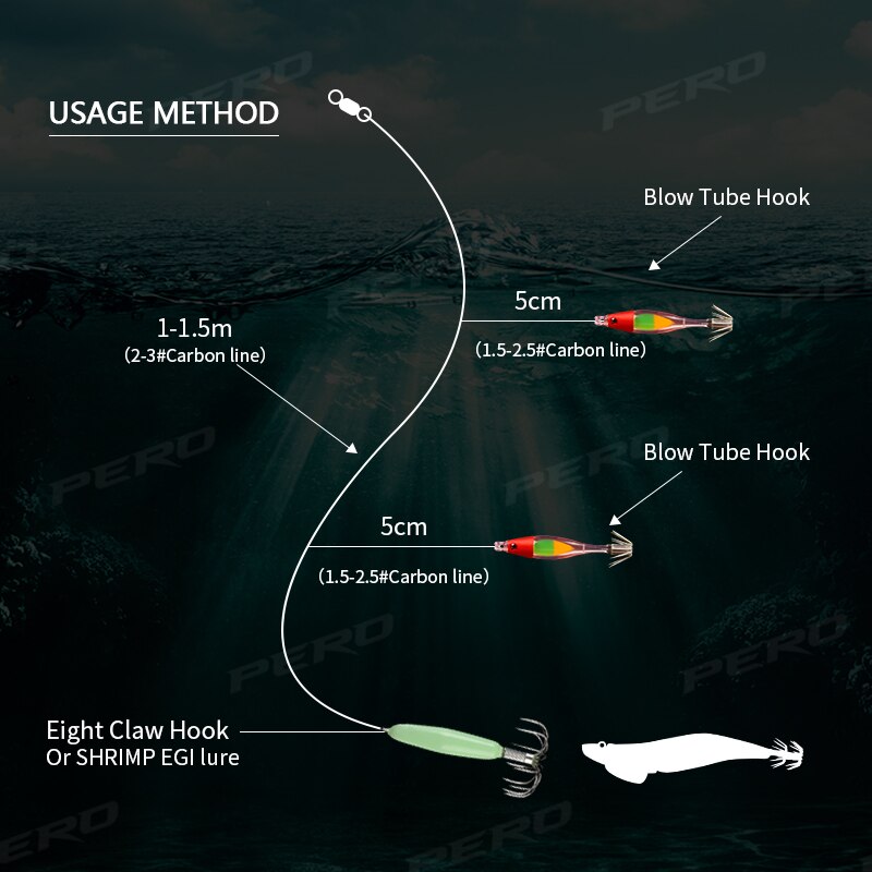 Pero 52mm 2.1g mini kalmari uistin jigi merikalastukseen mustekala seepia kalmari keinosyötti puu katkarapu viehe jigging viehe jigit