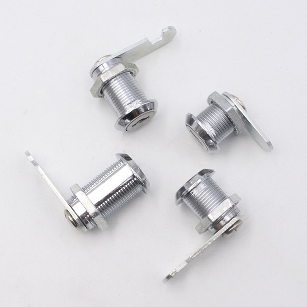4pcs 16/20/25/30mm Cam Lock Door Barrel Drawer Cabinet Mail Box Locker Cupboard For Desk Drawers Glass Doors