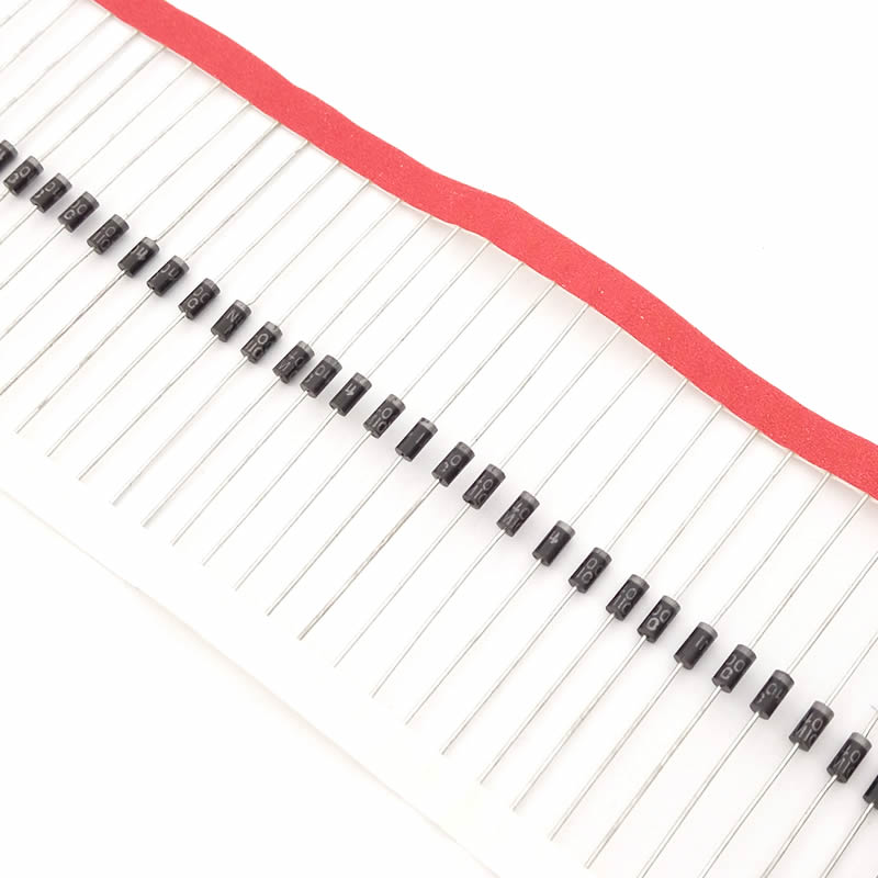 MCIGICM 100pcs Rectifier Diode 1A 400V DO-41 1N4004