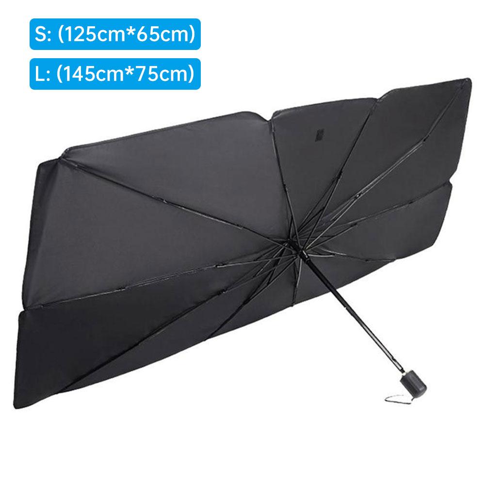 Pliable voiture parapluie pare-brise couverture protecteur parasol couvre pare-soleil Portable argent voiture parasol Auto pare-soleil Durable