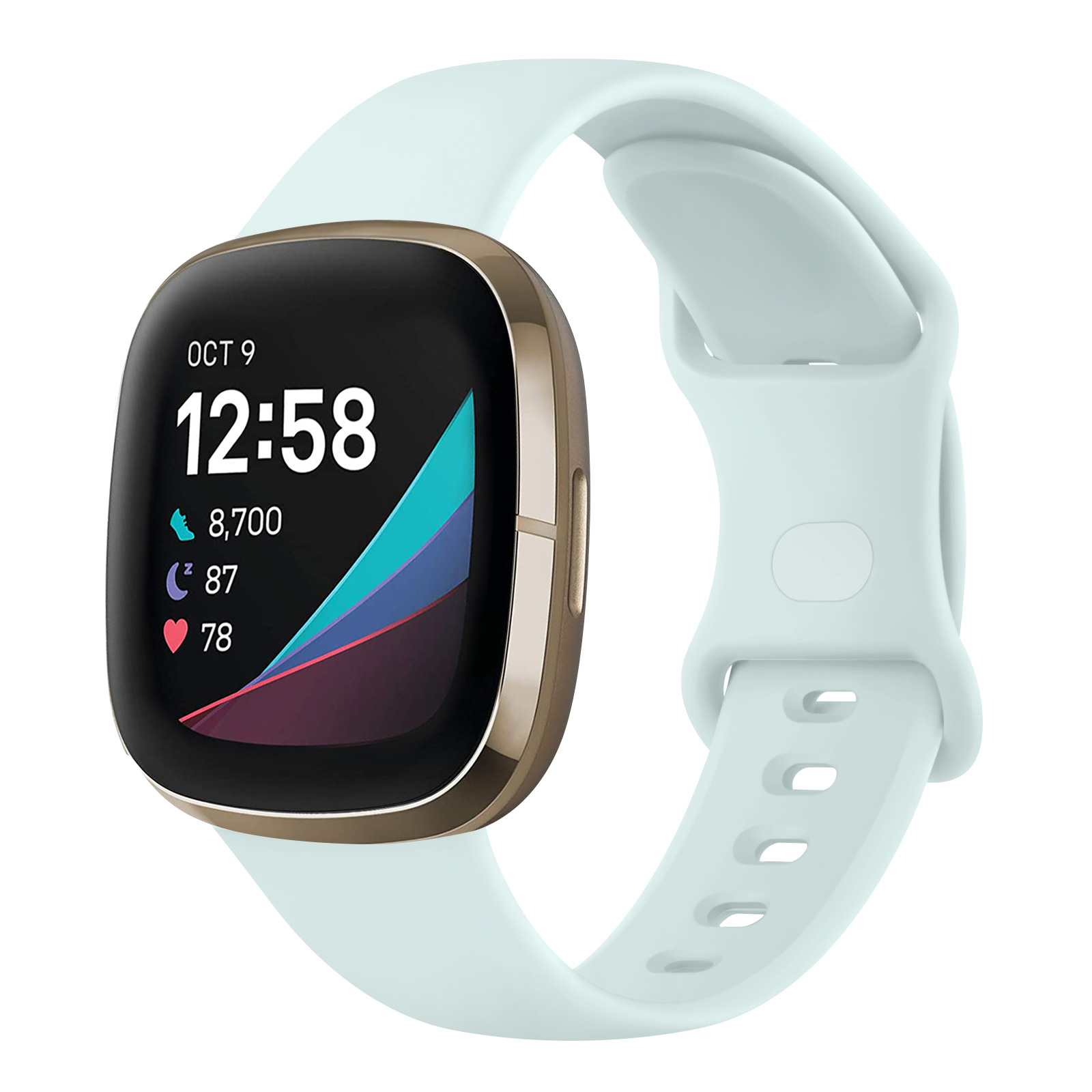 Silikonarmband für Fitbit Versa 3 Versa 4 Armband Armband für Fitbit Sense/Sense 2 Correa Armband Smartwatch Zubehör